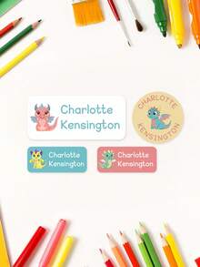 Custom Daycare Labels | Labels | School Supply Stickers | Waterproof Labels | Personalized Name Labels Back To School, Custom Name Labels, Waterproof Name Sticker Label Vinyl, Name Tags School Labels, Daycare Labels, Camp Labels