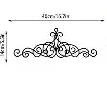 1 pieza Decoración de pared metálica para el hogar - Decoración de pared de hierro rústico, cartel de bienvenida de metal, arte colgante de puerta de granja vintage para decoración de entrada del hogar, hecho a mano, decoración de pared de metal en la esquina, colgante de puerta de metal, decoración de puerta del dormitorio