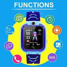 Mejor regalo 2025, Reloj inteligente para niños con función de posicionamiento y seguimiento, llamada, cámara frontal, grabación de álbumes, notificación de tono de llamada, buscador de dispositivos, correa cómoda, múltiples opciones de color, buscador de teléfono - Multicolor - Ver 5