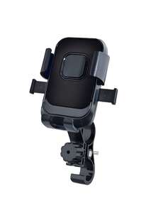 1PC Rotatable Bicycle/Motorcycle Mobile Phone Stand, Made Of High-Quality ABS Material, Stable, Suitable For Outdoor Cycling - Snap-Fit Handlebar Clamp, Compatible With 4.7-7.2 Inch Mobile Phones, Essential For Summer Cycling
