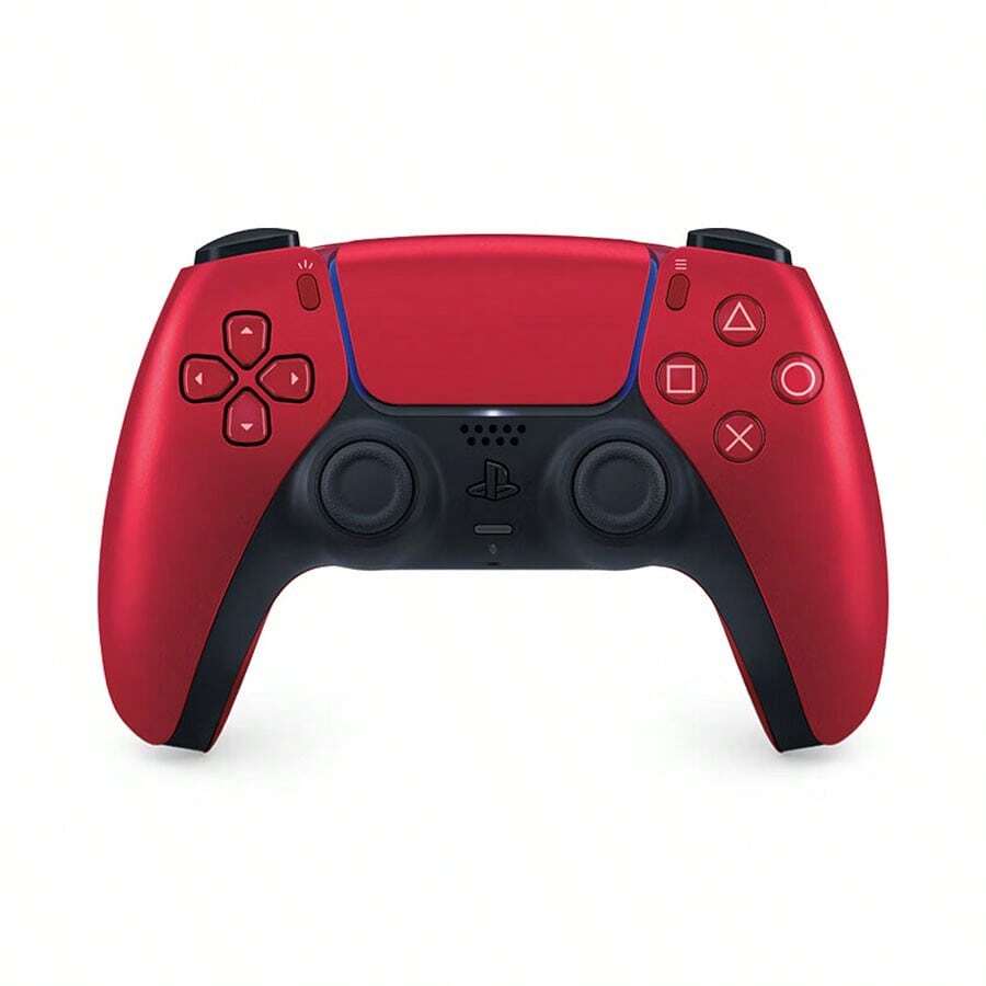 PlayStation PS5 DualSense Wireless Controller With Immersive Tactile Feedback And Adaptive Triggers. Futuristic Light-Sensitive Strip Design. Ideal For High-Energy Gaming Gear. Volcano Red. - Volcano Red - View 1