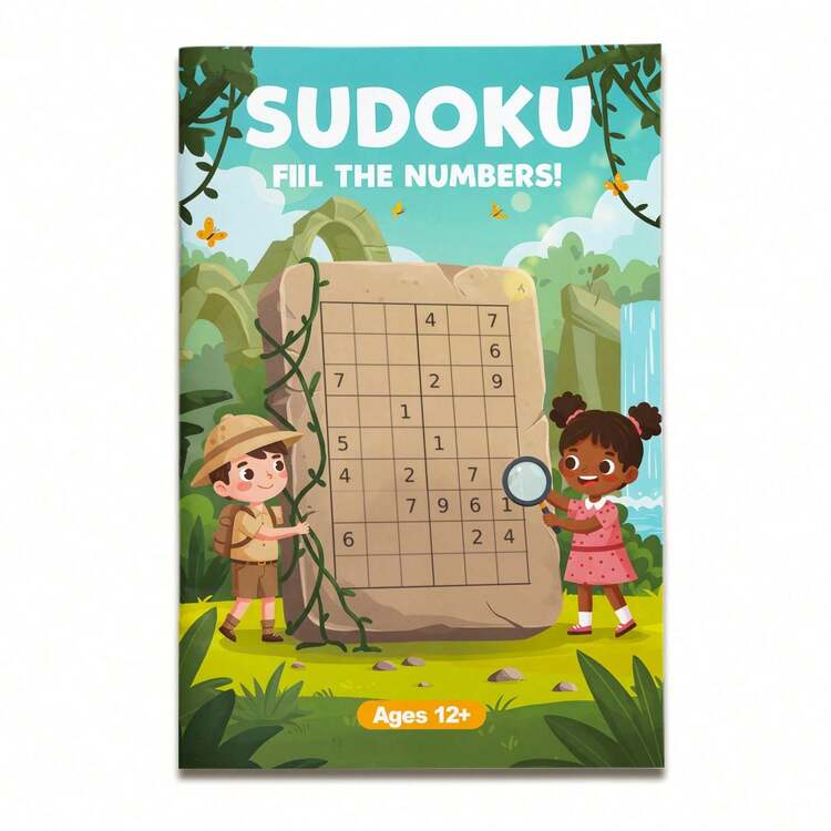 数独谜题书——趣味数字游戏，色彩缤纷的冒险主题，逻辑训练练习册，提升专注力、解决问题能力和脑力 - 數獨書12 - 查看 9