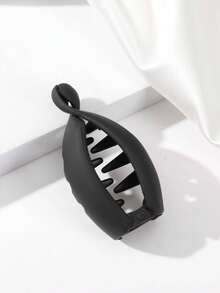 1pc Versatile High Ponytail Banana Clip Small Hair Claw Clip, Hair Accessories, Head Accessories, Hairpin - Black - View 8