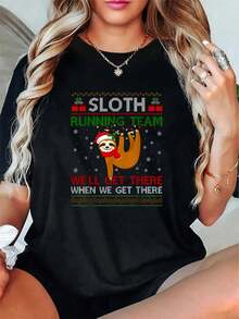 Camiseta divertida de copo de nieve para hombres, mujeres, niñas y niños - 100% algodón, primavera/otoño, patrón de galleta divertido de copo de nieve de Navidad - Blanco - Ver 1