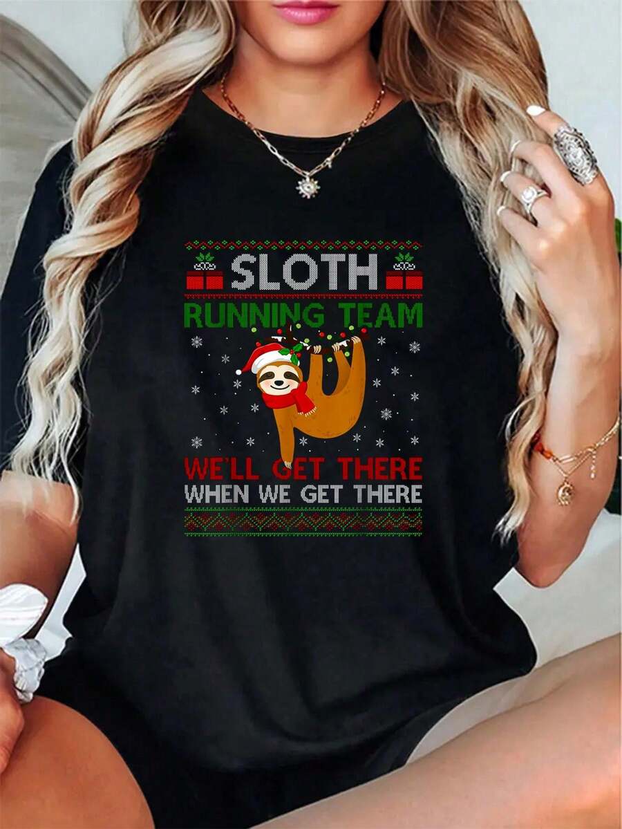 Camiseta divertida de copo de nieve para hombres, mujeres, niñas y niños - 100% algodón, primavera/otoño, patrón de galleta divertido de copo de nieve de Navidad - Blanco - Ver 1