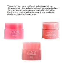 Laneige Maschera labbra da viaggio: Nutre, Idrata, Vitamina C, Burro di Murumuru e Karitè, Antiossidanti, per Labbra Screpolate e Secche 3g/0.10oz Balsamo Labbra Laneige