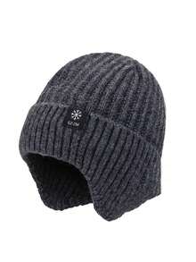 1pc Men's Winter Warm Ear Protection Beanie Hat, Knitted Knitted Cap Men's Winter Clothing