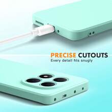 适用于 Redmi Note 14 Pro 13 Pro 12 11 10 9 的硅胶液态保护壳，触感柔软顺滑；适用于 12 Lite 11 Lite 的硅胶防震超薄保护壳；适用于 Galaxy A16 A56 A06 A36 A26 的液态手机壳；适用于 Galaxy A15 A55 A14 A54 S25 Ultra S24 Ultra S23 Ultra S22 Plus S21 FE S25 FE 的防摔手机壳；兼容 Apple 17.16、15.14、13.12、12.11 系列手机壳，国际版，非国内版。 - 淡青色 - 查看 4