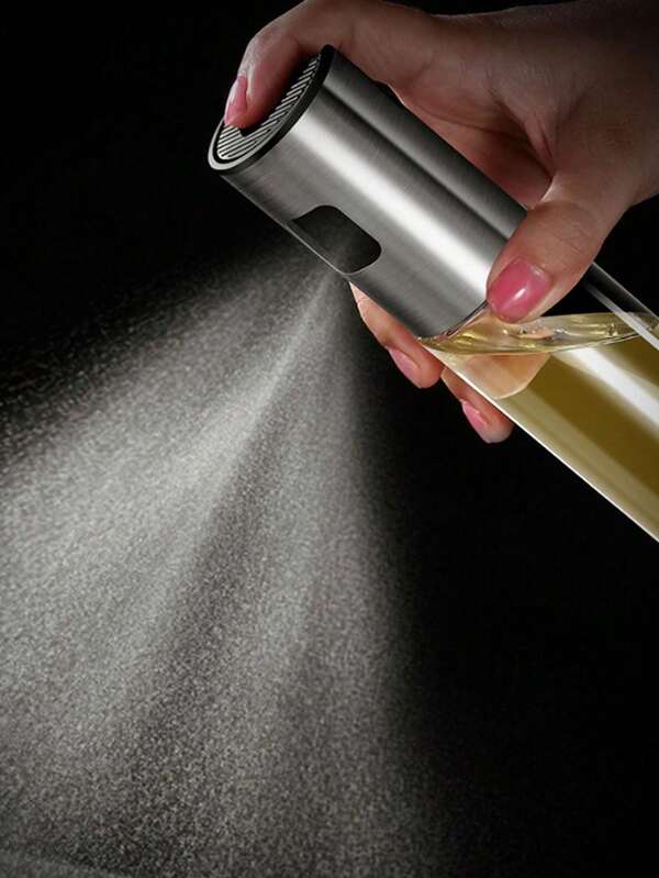1pc Glass Spray Bottle, Suitable For Air Frying, Barbecue, Baking, Spray Kitchen Oiler, Low Fat And Less Oil, Convenient And Practical, Easy To Clean, Suitable For Daily Cooking, Kitchen Supplies, Multi-Function Spray Bottle, One Thing For Many Purposes, Kitchen And Restaurant Gadgets, Barbecue Season, Wedding Season, Christmas Gifts, Halloween, Valentine's Day