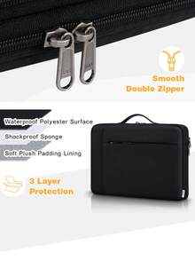 NEWHEY 360° Waterproof Laptop Sleeve Bag For 13.3-14 Inch Notebooks, With Carrying Handle, - Multicolor - View 4