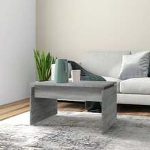 Coffee Table Grey Sonoma 68x50x38 Cm Engineered Wood - 灰色 - 查看 1