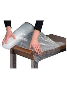 Rollos Polietileno 10 Metros x 30 cm para Empaquetado Objetos Frágiles + 5 Etiquetas - Nº1 en Plástico Burbujas en éxico - Negro - Ver 3