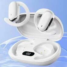 真无线夹式运动耳机，音乐睡眠舒适耳塞，TWS HIFI杜比低音，ACC立体声高清通话耳机，适用于智能手机游戏耳机，智能耳机