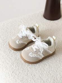 1 Pair Spring/Summer Soft Bottom Low-Top Casual Shoes, Breathable Mesh Toddler/Little Kid Shoes