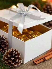 Dandan Back Toschool Large Gift Box , Black Gift Box For Gifts, Birthday Gift Box, Gift Box For Packaging, Valentine's Day, Mother's Day, Christmas, Anniversary-Proposal Gifts(White)