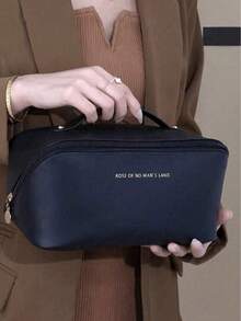 1pc Large Capacity Travel Makeup Bag, Multi-Functional Cosmetic Organizer Pouch, Waterproof Toiletry Bag, Portable Makeup Pouch With Compartments, Ideal For Back To School,Makeup Bag,Make Up Bag,Makeup Bags,Cosmetic Bag,Makeup Organiser,Travel,Makeup Pouch,Bag,Vanity,Make Up Pouch,Travel Essentials,Pouch Bag,Travel Essential,Vanity Accessories,Small Makeup Bag,Makeup Pouch,Cosmetic Bag,Travel Essential,Large Capacity,Large Makeup Bag,Christmas Gifts,Pouch,Travel,Gifts For Women Travel Essential,Pouch,Clutch / Small Handbag, Makeup Organizer,Makeup Organize,Pouch,Brush Holder,Mini Pouch,Large Capacity Pouch,Gifts For Women,Christmas Gifts,Gift Ideas For Women