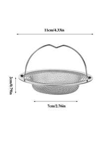1/2/5件套、厨房水槽滤网、不锈钢水槽排水滤网、厨房配件、适用于大多数水槽排水口的食物收集器、厨房水槽篮式过滤器、厨房装饰、厨房小工具、浴室小工具、浴室配件、浴室地漏、排水塞