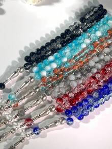 全新 33 件 10 毫米裂纹玻璃穆斯林念珠玫瑰经手链 Tasbih - 彩色 - 查看 9
