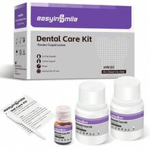 Tooth Repair Kit, Dental Cement Zinc Oxide Eugenol For Filling Chipped Broken Teeth, Missing Tooth Replacement, Dental Care Kit For Crown & Bridges,20038615 - Multicolor - View 1