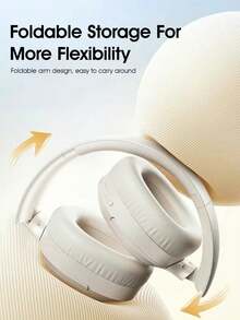 PHILIPS 飞利浦头戴式蓝牙耳机 TAH2120，运动型，超长续航，可折叠，降噪，适用于 PC 游戏和电竞 - 黑色 - 查看 4