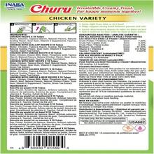 INABA Churu Cat Treats, Grain-Free, Lickable, Squeezable Creamy Purée Cat Treat_Topper, 60 Servings, Tuna Variety Box - MàuE - Xem 2