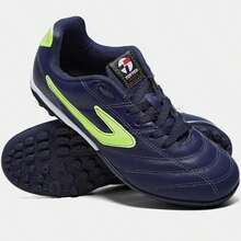 Topper Furia Unisex Society Football Boots - Navy And Green - 藏蓝色 - 查看 2