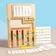 Children's Go Game Early Education Thinking Logic Training Color Cognition Kindergarten Puzzle Area Puzzle Maze Toy Pen And Ball Magnetic Challenge Game 3 To 6 Years Old Thinking Training Children's Concentration Board Game Color Alignment Matching Parent Child Interaction Exercise Concentration