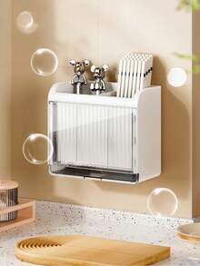 قطعة واحدة من أنبوب تصريف الأعواد الخشبية المثبت على الحائط، وهو قسم متعدد الوظائف لتقسيم أدوات المائدة في المطبخ وتصريف المياه وحامل قابل للفصل للأعواد الخشبية، صندوق تخزين أعواد خشبية بطراز بسيط عصري. أنبوب الأعواد الخشبية المثبت على الحائط في المنزل، رف تخزين الأعواد الخشبية والملاعق في المطبخ.