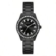 Guess Sparkler Women Elegant Crystals Rose Gold Tone Stainless Steel Quartz Watch GW0111L3 Suitable For Daily Business Party Clothing Decor Holiday Gift For Women Girlfriend Mom