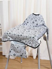 Baby Solar Bear Print Bib - Multicolor - View 15