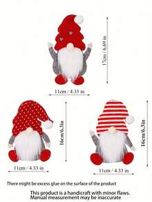 1pc Red Christmas Party Home Decoration Tableware Christmas Ornaments Faceless Old Man Set, Christmas Gift Decorations Mini Christmas Gifts, Tableware Set Cloth, Tableware Decorations Christmas Ornaments Faceless Old Man Set, Christmas Gift Decoration Accessories Home Room Decoration