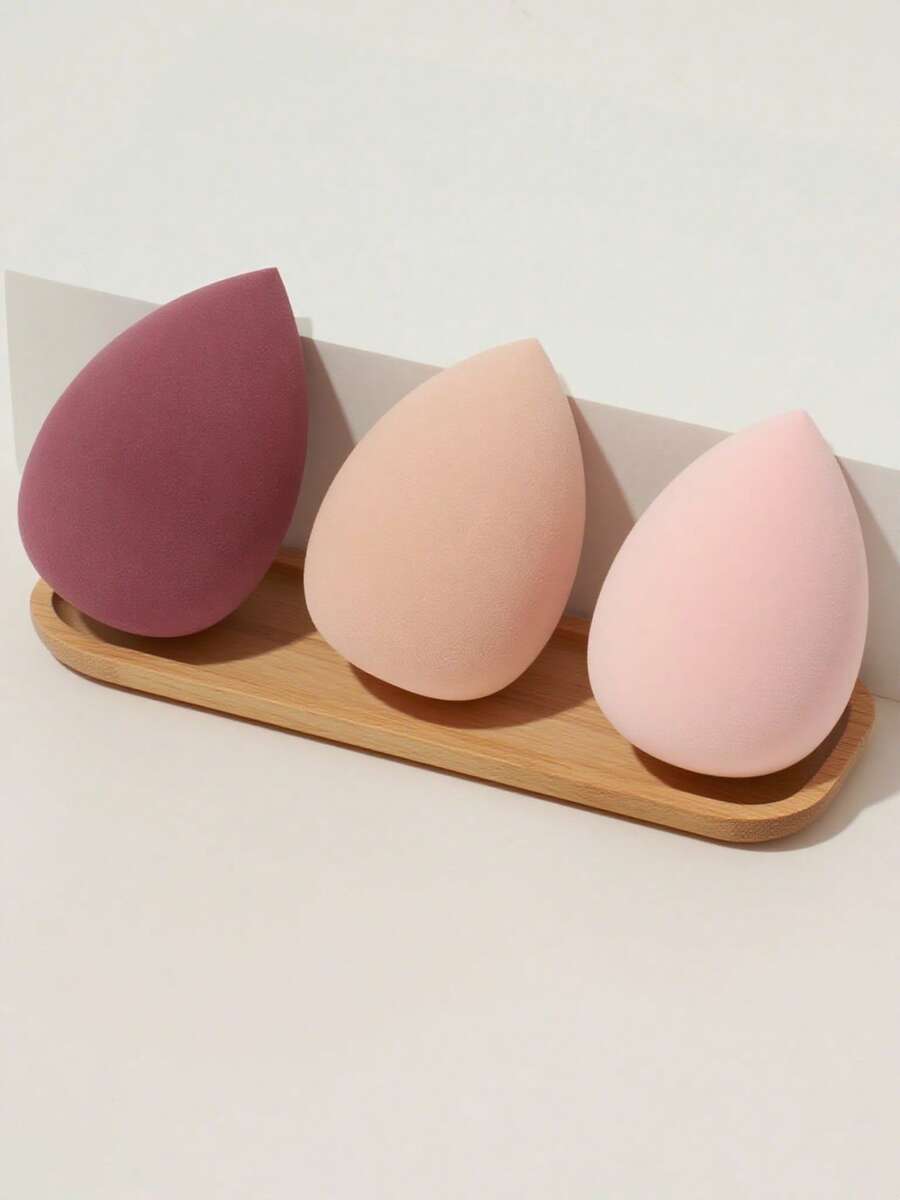 3 piezas Esponja de maquillaje líquido, material de esponja amigable con la piel, detalles delicados, no absorbe polvo y fácil de aplicar, herramienta de maquillaje profesional, adecuada para aplicación de maquillaje diario y retoques, barato, relleno de calcetines, maquillaje, herramientas de maquillaje, cosas baratas, regalos, regalos para mujeres, regalos de Navidad