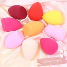 10pcs Beauty Egg Makeup Sponge Set - Latex-Free Vegan Sponge, Beauty Foundation Mixing Powder Puff
