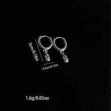 1 Paar Damen Mode Luxus Elegant Kubikzirkonia Wassertropfen Ohrringe, geeignet für Alltag, Feste, Hochzeit Schmuckzubehör