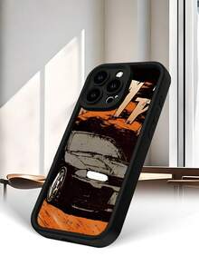 Selected SimplicityCar Art Phone Case-High end | Elegant | Yellow resistant and wear-resistant | Scratch resistant and drop resistant | Wholesale of phone cases - UV printing for  17/16/ - Negro - Ver 5