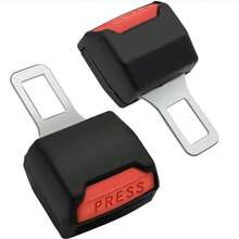 2 Stücke Gurtschloss Halter, Silikon Auto Rücksitz Gurtschloss Booster um die Aufnahme aufrecht stehen zu lassen für einfachen Zugriff, universeller Fahrzeug Gurtschloss für Kinder