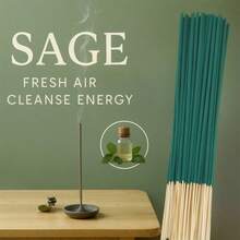 8,66 Zoll große Räucherstäbchen aus natürlichem Sandelholz und Minze, geeignet für die Luftreinigung zu Hause, Yoga, Büro, Teestube mit Minz- und Lavendelduft