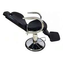Sillon Barber Silla Barberia Estetica Hidraulico Reclinable Color Negro Forma De La Base Redonda - Negro - Ver 3