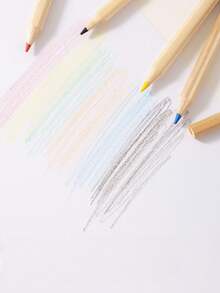 10pcs/15pcs/20pcs Mini Colored Pencils 3.5 Inch, Portable Short Thick 6 Different Colors Pencils Wholesale, Pre-Sharpened Colored Pencils For Drawing, Classroom, School Supplies[Reference Photo 7] - Multicolor - View 2