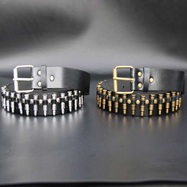 1pc Punk Rock Rivet Belt - Black Leather With Pyramid Studs & Leopard Print Bullet Head Buckle, Street Style Accessory For Daily & Holiday Outfits Summer, School Casual, Business, Boyfriend Husband Father Dad Men Gift, Daily Wear