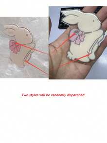 1pc Cartoon Rabbit Phone Grip Stand, Adhesive Retractable Foldable Desktop Holder, Fits Any Phone Case, Great Gift For Friends - Multicolor - View 10