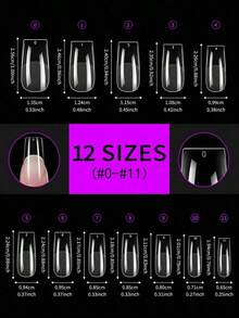 120/240/600Pcs Short Almond Nail Tips Soft Gel Clear Gelly Nail Tips Half Matte Full Cover Nail Tips Acrylic Pre-Filed Press On Fake Nail Tips For Nail Extension Home DIY Manicure Press On Nails Nail Supplies - Xóa 8 - Xem 3