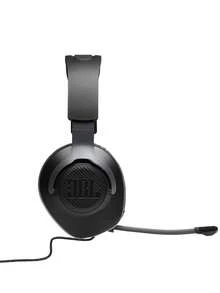 JBL Quantum 100 有线包耳式游戏耳机 记忆海绵 舒适可拆卸麦克风 适用于 PC Mac 笔记本电脑平板电脑 PS4 PS5 Switch 3.5 毫米音频插孔 - 黑色 - 查看 4