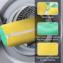 Reusable Laundry Shoe Bag, Suitable For Washing Machine And Dryer - Multicolor - View 2