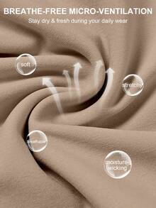 Women's Yoga Pants Wide Leg High Waisted Pants With Pockets Sweatpants Loose Cozy Comfy Sports Athletic Lounge Casual Pants - 卡其色* - 查看 3