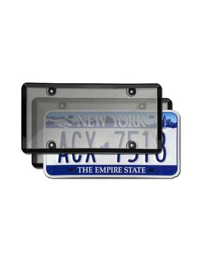1 Stück hochfester Kunststoff Kfz-Kennzeichenhalter, Kennzeichenhalter
