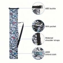 Portable Foldable Fishing Tackle Bag, Fishing Tackle Storage Bags & Wraps, Fishing Bag For Fishing Gear And Supplies, Fishing Pole Sleeve, Compact Outdoor Fishing Stuff Organizer, Ideal Gifts For Fishermen, Waterproof Fishing Accessories - A - View 6