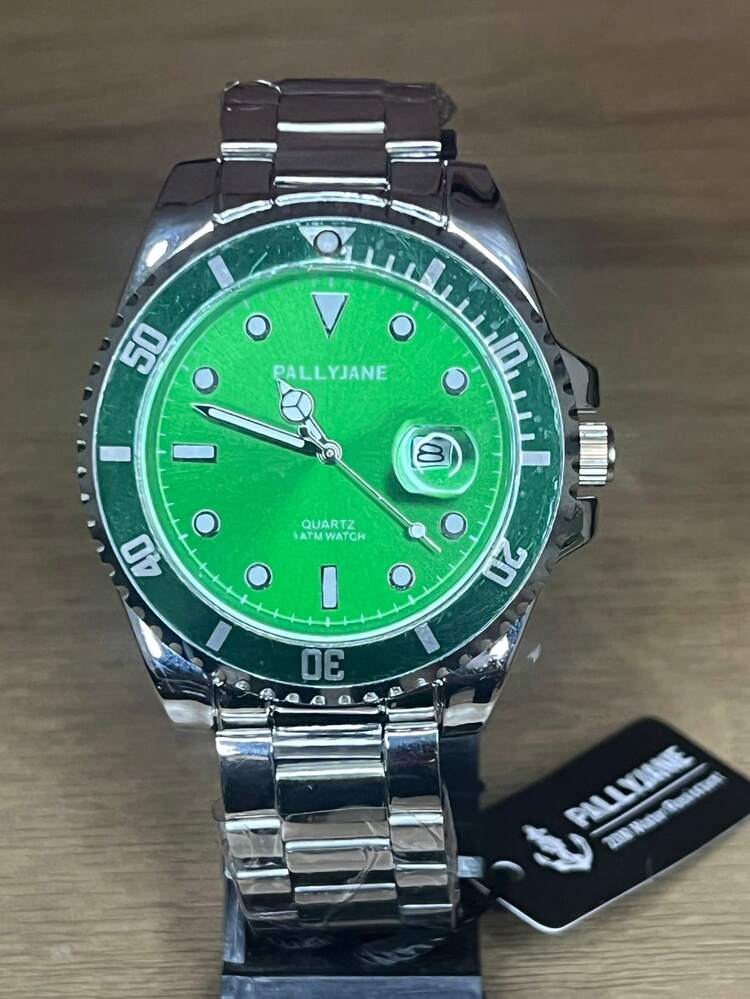 Original Waterproof Men's And Women's Watch, Gold Stainless Steel Watch - Green - View 1