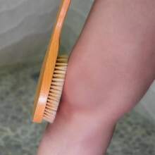 EcoGreen ®   – Cepillo Corporal Largo de Cerdas Naturales |   de Madera de Pera |   para Cepillado en o en Ducha |   Exfolia la Piel y Estimula la Circulación. - 1 - Ver 6