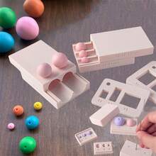 1 conjunto de moldes de rolo de massa de argila de polímero, kit de ferramentas para fazer joias faça você mesmo de 4 a 20 mm para criar facilmente contas uniformes, adequado para brincos, pingentes, pulseiras, etc., ferramentas para contas sem furos, molde de rolo de argila de polímero, conjunto de gravação em relevo faça você mesmo para joias